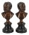 19th Century French Infant Bronze Busts After Jean Antoine Houdon - A Pair For Sale