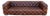Vintage Tufted Brown Distressed Leather For Sale