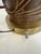 Vintage Wood and Metal Wallpaper Roller Table Lamps -a Pair For Sale - Image 9 of 14