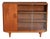 Mid-Century Modern Glass Fronted Teak Bookcase, 1960s For Sale