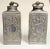 Pair of 1880s, Antique Pewter Tea Canisters Embossed With Heraldry, Germany For Sale - Image 4 of 8