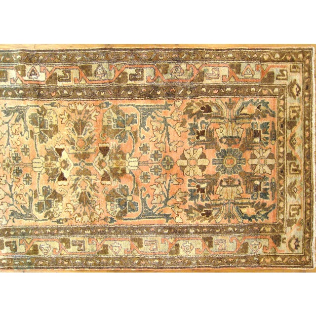 Persian Antique Persian Hamadan Decorative Rug For Sale - Image 3 of 4