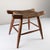 Rustic Rustic Wooden and Rush Tajo Stool, Spain, 1940s For Sale - Image 3 of 18