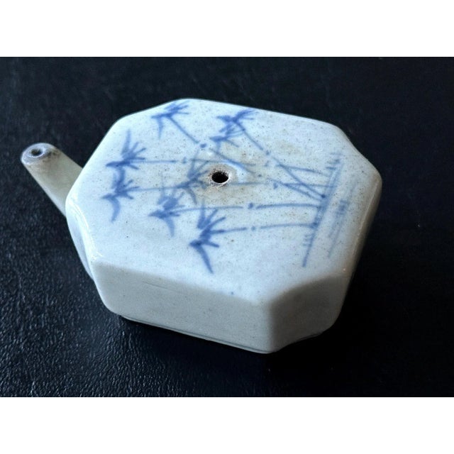 Blue Korean Ceramic White Porcelain Water Dropper Joseon Dynasty For Sale - Image 8 of 10