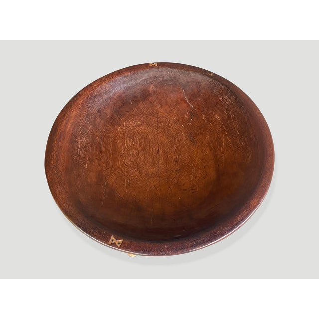 2010s Andrianna Shamaris Mid Century Couture Side Table For Sale - Image 5 of 6