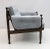Scandinavian Velvet Armchair, 1960s For Sale - Image 3 of 10
