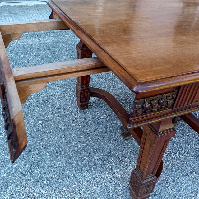 Liberty Table with Inlaid Plan For Sale - Image 11 of 18