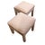 This pristine pair of mid-century Parsons stools is designed in the iconic style of Milo Baughman, blending classic form...