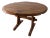 Vintage Solid Pine Trestle Table For Sale