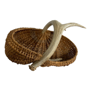 Vintage 1970’s Antler Basket