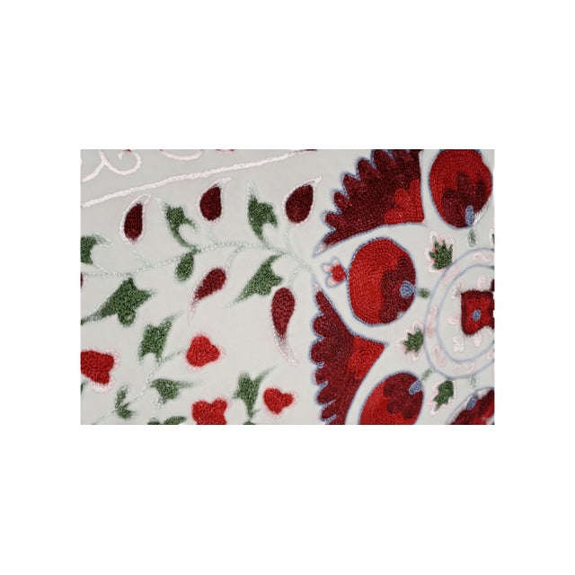 Mid-Century Modern Suzani Pillow Cover For Sale - Image 3 of 7