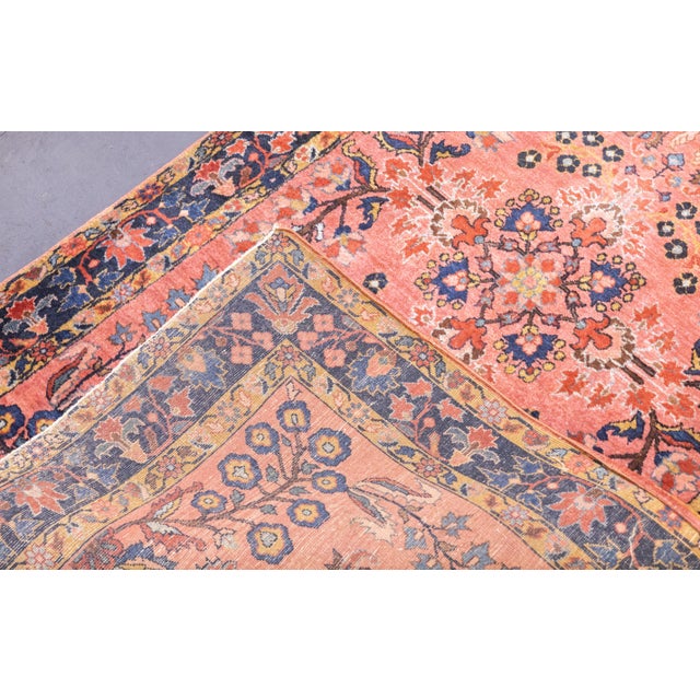 Early 20th Century Fine Antique Persian Mohajeran Sarouk Rug 2'6'' X 4'10'' For Sale - Image 5 of 10
