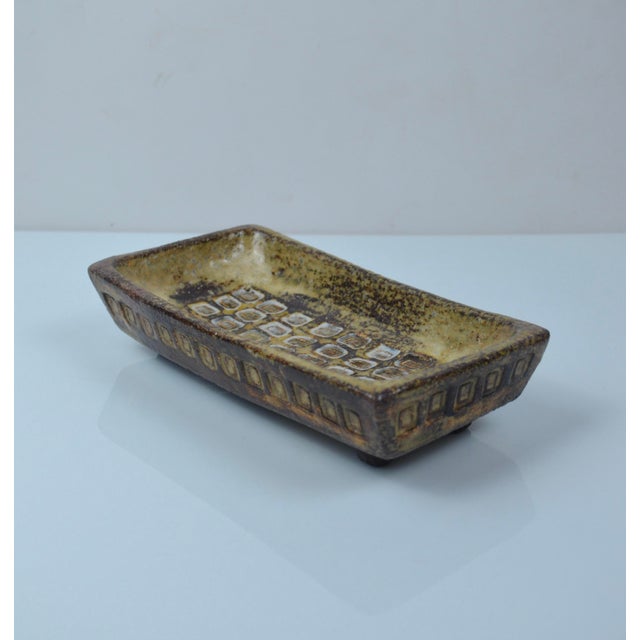 Mid-Century Modern Ceramic Catchall Tray by Olivier Pettit, France, 1950s For Sale - Image 6 of 12
