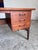1960s Vintage Danish Teak 6-Drawer Desk With Bookcase For Sale - Image 5 of 8