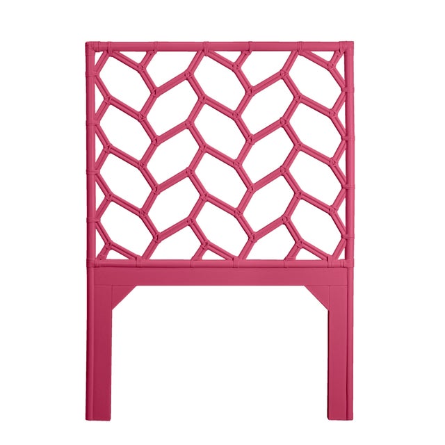 Not Yet Made - Made To Order Silas Platform Bed Twin - Pink For Sale - Image 5 of 12