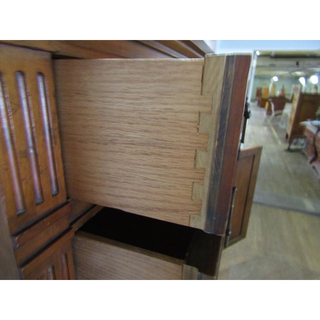 Wood Baker Furniture Regency Style Solid Cherry Linen Chest For Sale - Image 7 of 10