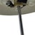 Mid-Century Modern Table Lamp with Black Base, Gray Shade & Chrome Upright For Sale - Image 6 of 11