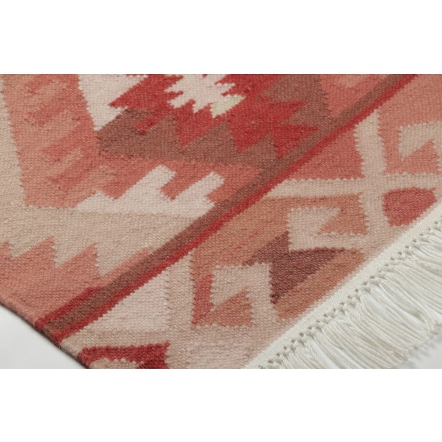 Contemporary Contemporary Twin Medallion Gift-Sized Wool Rug by Rug & Kilim, India For Sale - Image 3 of 4