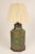 Antique Tole Green and Gilt Decorated Tea Canister Lamp For Sale - Image 11 of 11