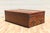 Restoration Hardware Vintage Leather Trunk Coffee Table | Campaign Style Storage Chest Cocktail Table For Sale - Image 14 of 18
