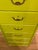 Drexel Heritage Chartreuse Lacquered Drexel Campaign Lingeries Chest For Sale - Image 4 of 4