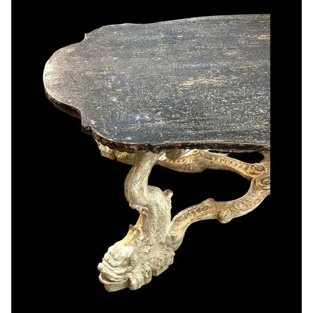 Brown Large Italian Coffee Table, 19th Century For Sale - Image 8 of 11