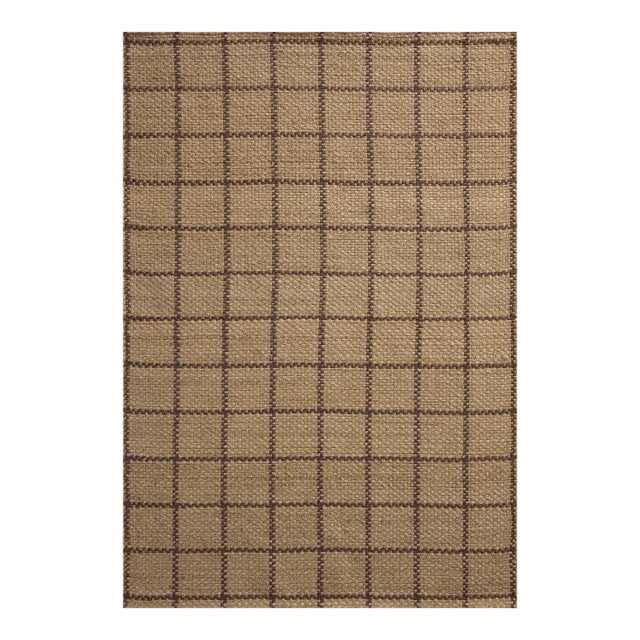 Chris Loves Julia x Loloi Fletcher Natural / Brown 8'-6" x 11'-6" Area Rug For Sale