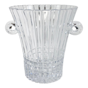 Vintage French Cut Glass Champagne Chiller or Vase