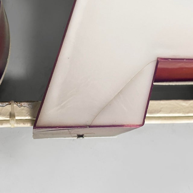 German Modern Lufthansa Sign in White Arylic Glass, 1970s For Sale - Image 18 of 18