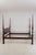Rice Carved King Size Carved Mahogany Poster Bed For Sale - Image 4 of 16