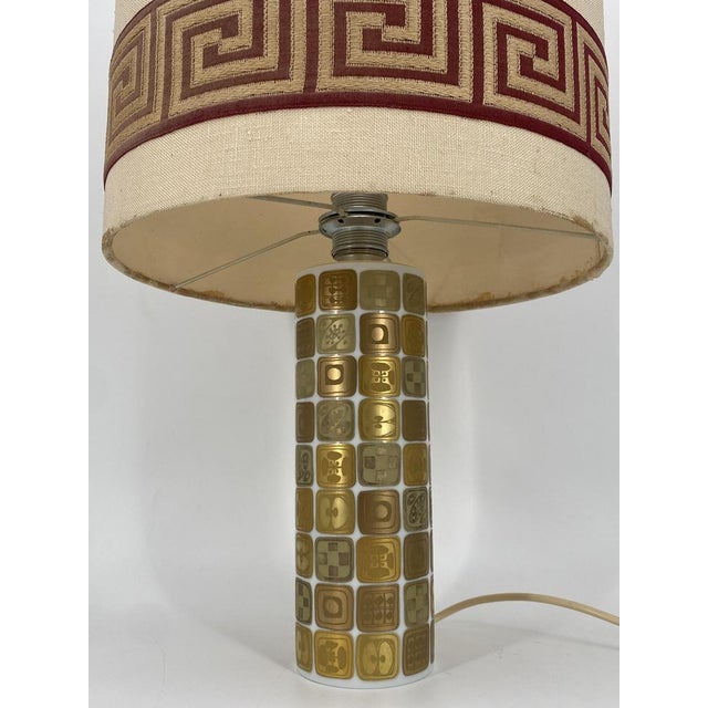 Ceramic Table Lamp with Porcelain Base Quatre Coleurs by Björn Wiinblad for Rosenthal, Germany, 1970s For Sale - Image 7 of 17