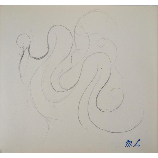 Marie Laurencin, Study of Ornament, Original Drawing For Sale - Image 5 of 5