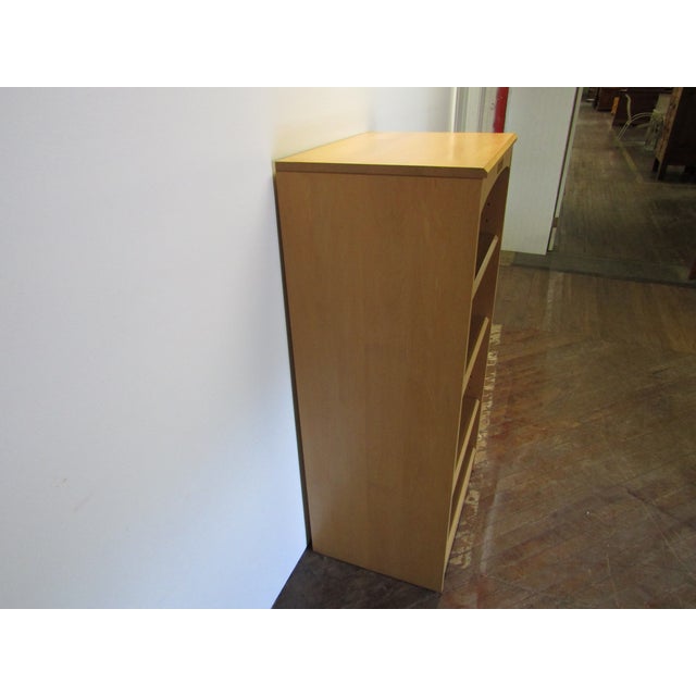 Item 87175: Ethan Allen solid maple bookshelf. Age: 2000's. Details: Solid maple. Condition: Very clean excellent original...