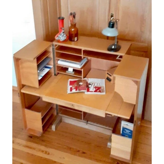 Vintage Bauhaus Fusion Secretaire Desk from Multifunctional Workstation, 1950s For Sale - Image 6 of 6