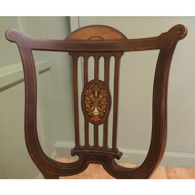 Revolving Music Chair with Lyre Back For Sale - Image 6 of 8