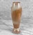 Vintage Art Deco Ceramic Brown & Tan Bullet Vase For Sale - Image 9 of 9