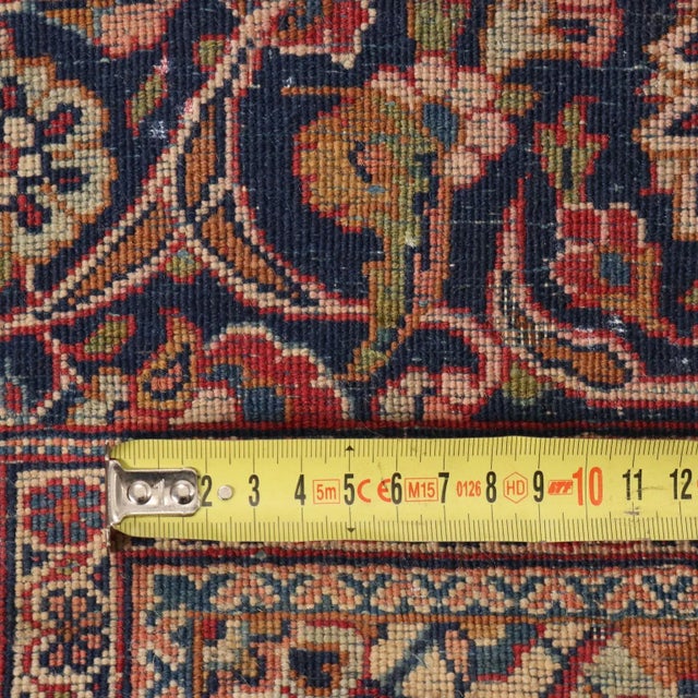 Vintage Middle Eastern Keshan Rug For Sale - Image 11 of 12