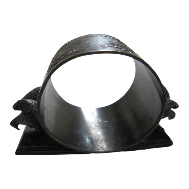 Antique Meriden Silverplate Napkin Ring For Sale