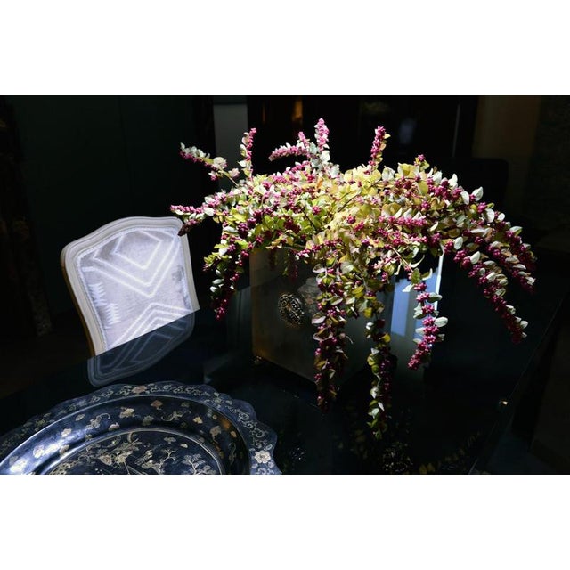 Silver Postmodern Silver-Plated and Silver Box Vase, 1970 For Sale - Image 8 of 11