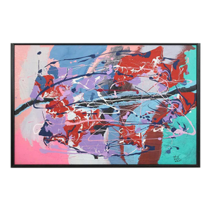 Vintage Abstract Expressionist Oil Painting