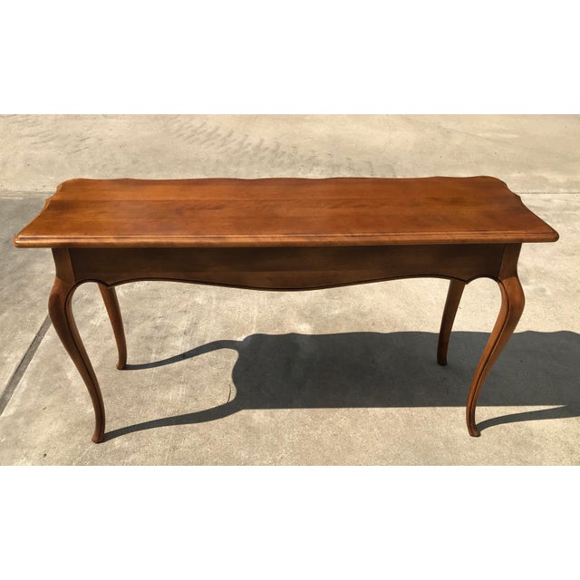 Vintage French Country Ethan Allen Sofa Table Chairish