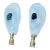 1960s Oyster Shell Lamp Finials - a Pair For Sale