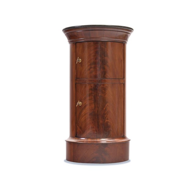 Round Side Table in Mahogany and Marble, France, 1815 For Sale - Image 9 of 9