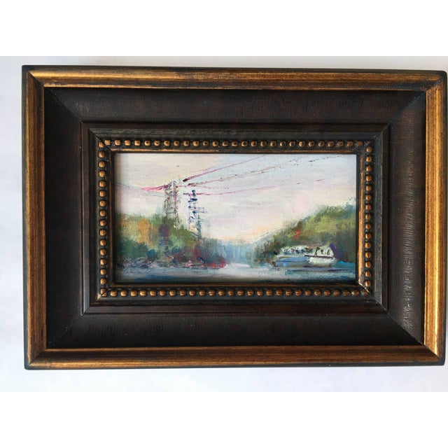 Framed Original Painting Plein Air Landscape by Valeriya Serova For Sale - Image 4 of 12
