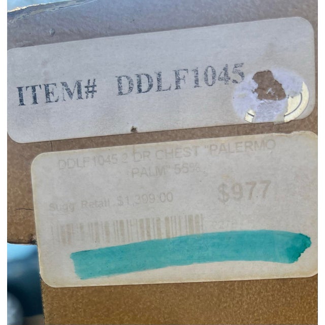 Vintage Broyhill Island Style 2 Door Chest From Palermo Palm Collection For Sale - Image 12 of 12