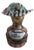 Lovely Chanille Limoges Trinket Box Chapeaux De Paris Rose / Pink with a zebra print (Retired) For Sale