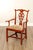 Brown Eldred Wheeler Chippendale Style Set of Eight Cherry Dining Chairs For Sale - Image 8 of 12