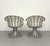Vintage Woodard Aluminum Swivel Lounge Chairs - Pair For Sale In West Palm - Image 6 of 6