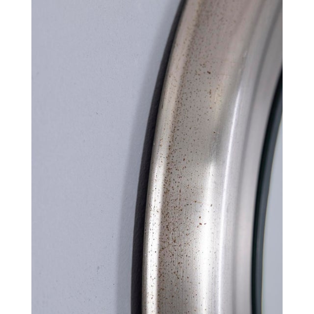 Vintage Round Metal Wall Mirror by Goffredo Reggiani for Reggiani, 1960s For Sale - Image 6 of 8