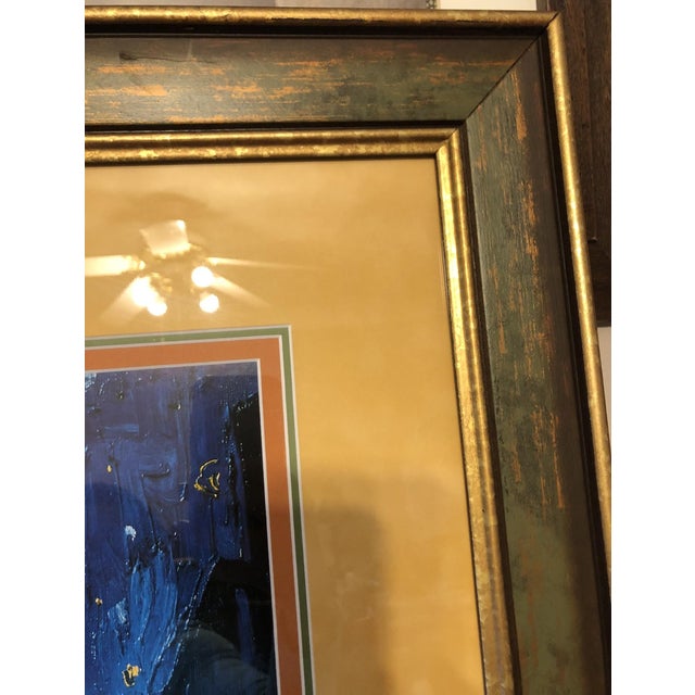 Oversized Van Gogh "Café Terrace at Night" Custom Framed Art For Sale In New York - Image 6 of 11
